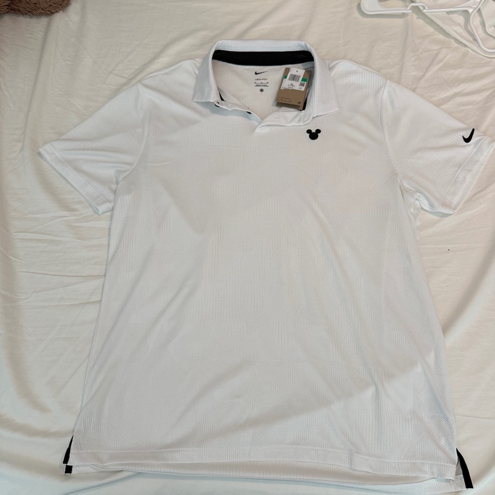 Disney Golf Polo White